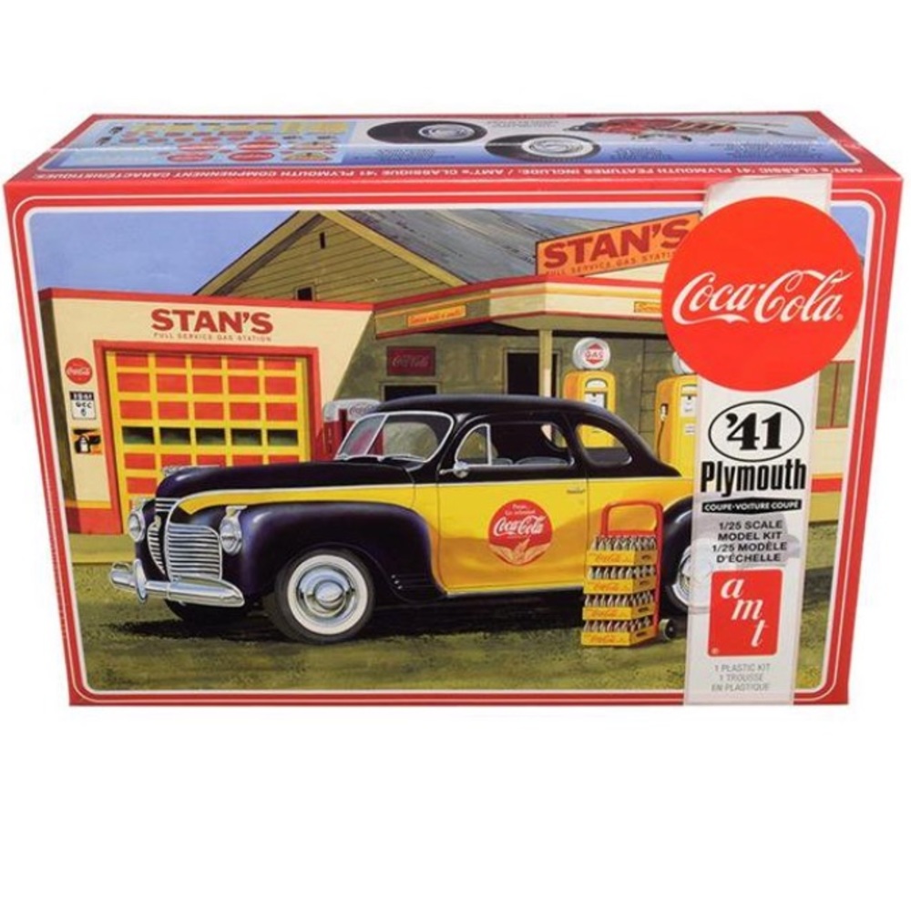 💜AMT1197M Skill 3 Model Kit 1-25 Scale Model 1941 Plymouth Coupe